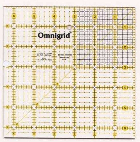 Picture of Omnigrid Ruler 6 1/2"sq
